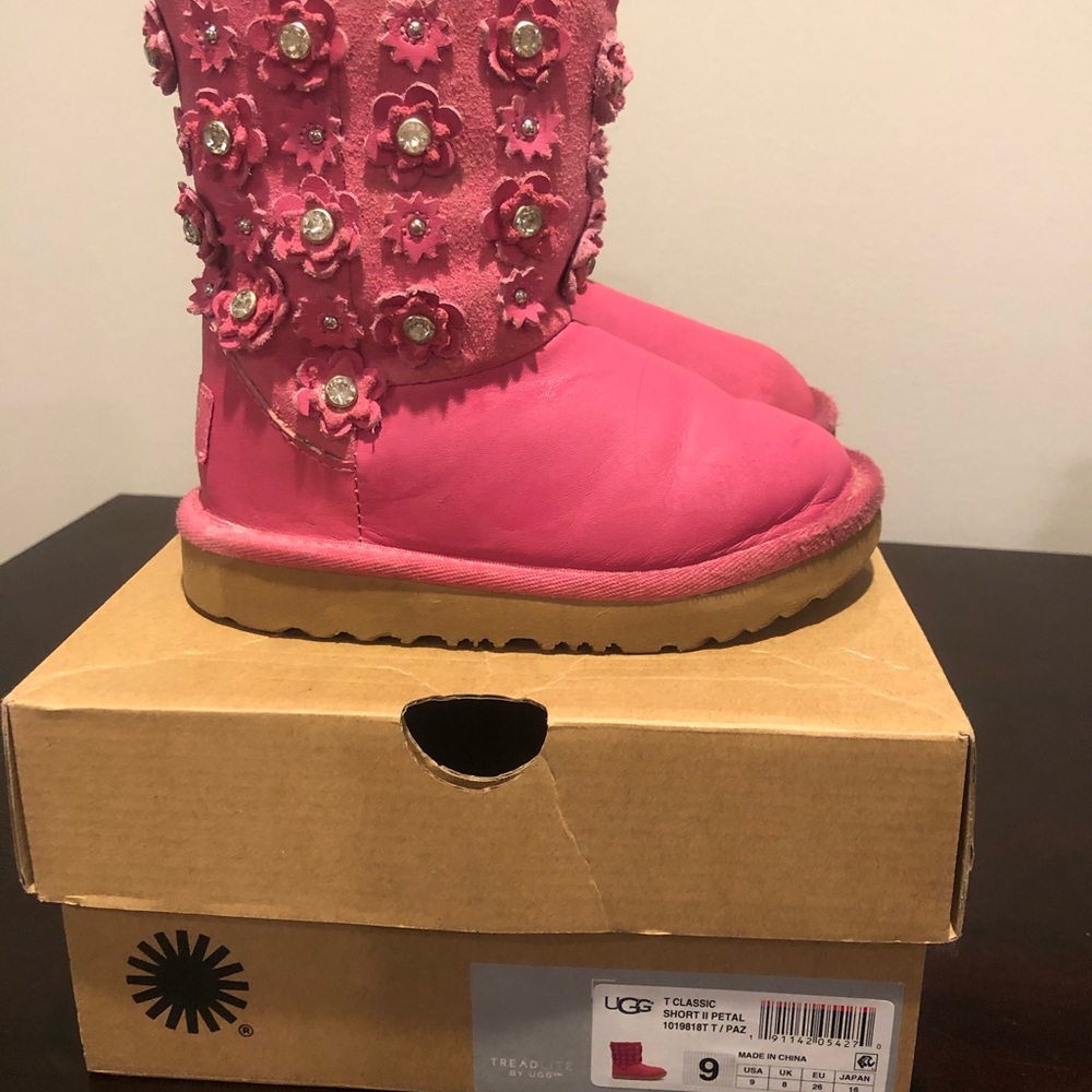 UGG classic petal boots size 9
